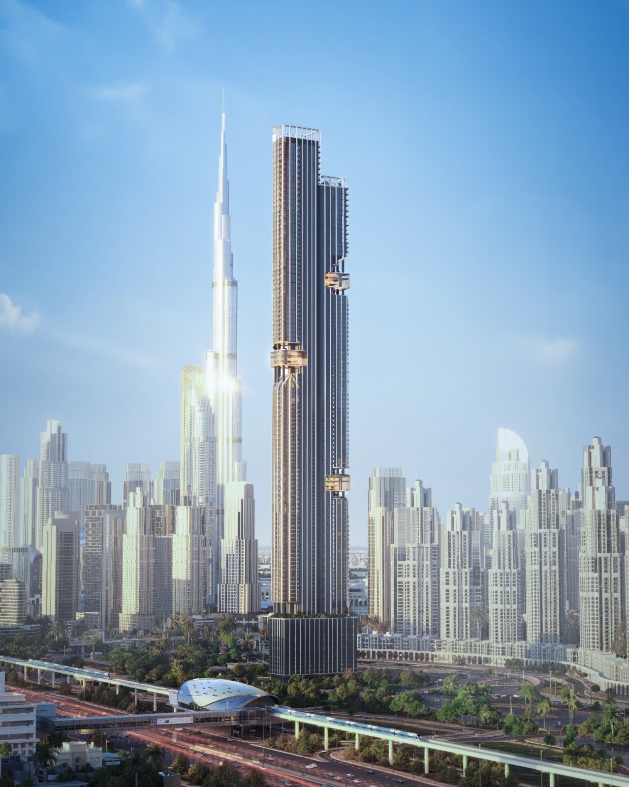 DWTN Residences من Deyaar، 112 طابقًا، تصور المطوّر