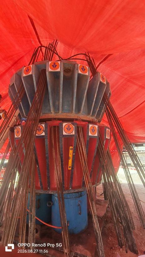 Jack assembly with reinforcement, another view