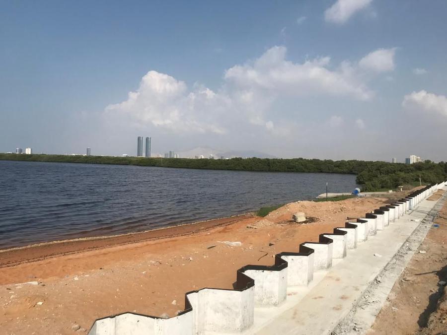 Sheet-pile waterfront edge
